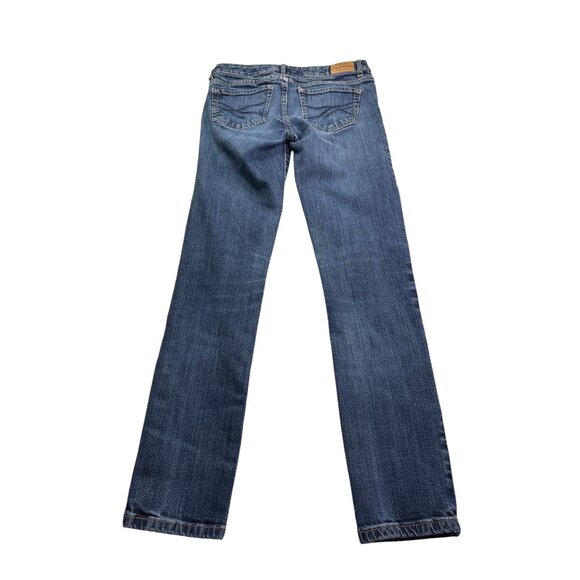 Aeropostale Bayla Skinny Jeans 00 Short Blue Medium Wash Denim Stretch - Picture 2 of 4